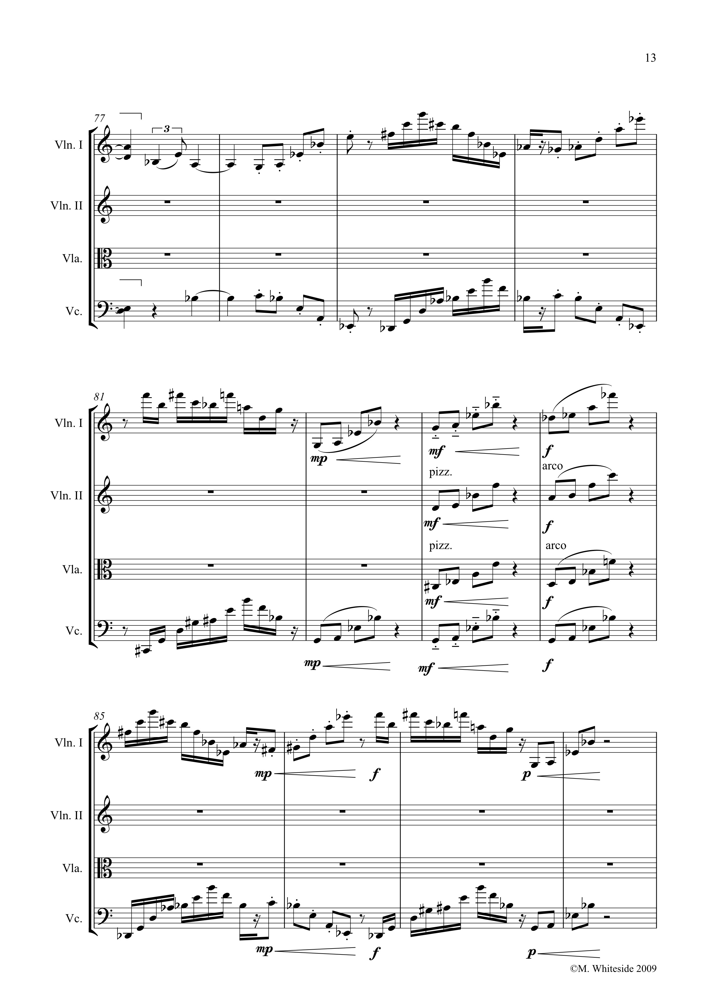 Quartet No. 1 (2009) - string quartet - Image 3